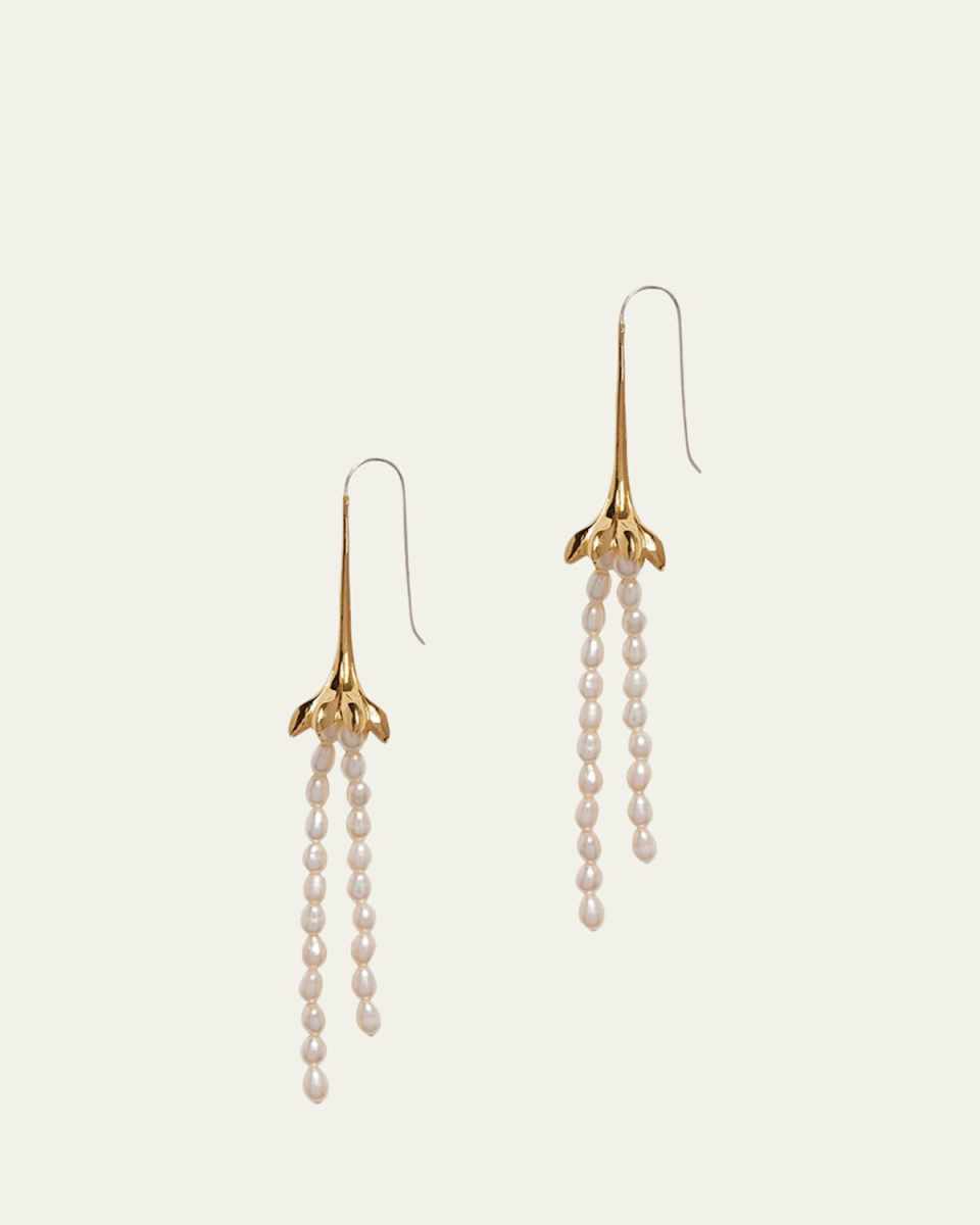 Pearl Anemone Earrings